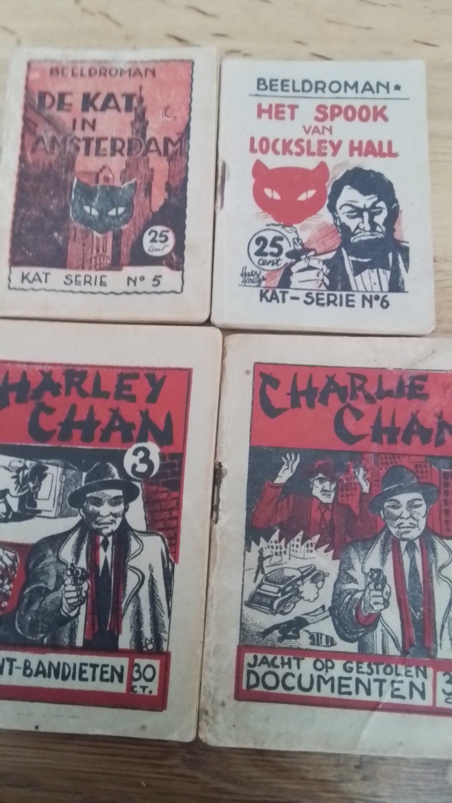 DE KAT/CHARLIE CHAN (JAREN 50), Eén stripboek, Ophalen of Verzenden, Gelezen