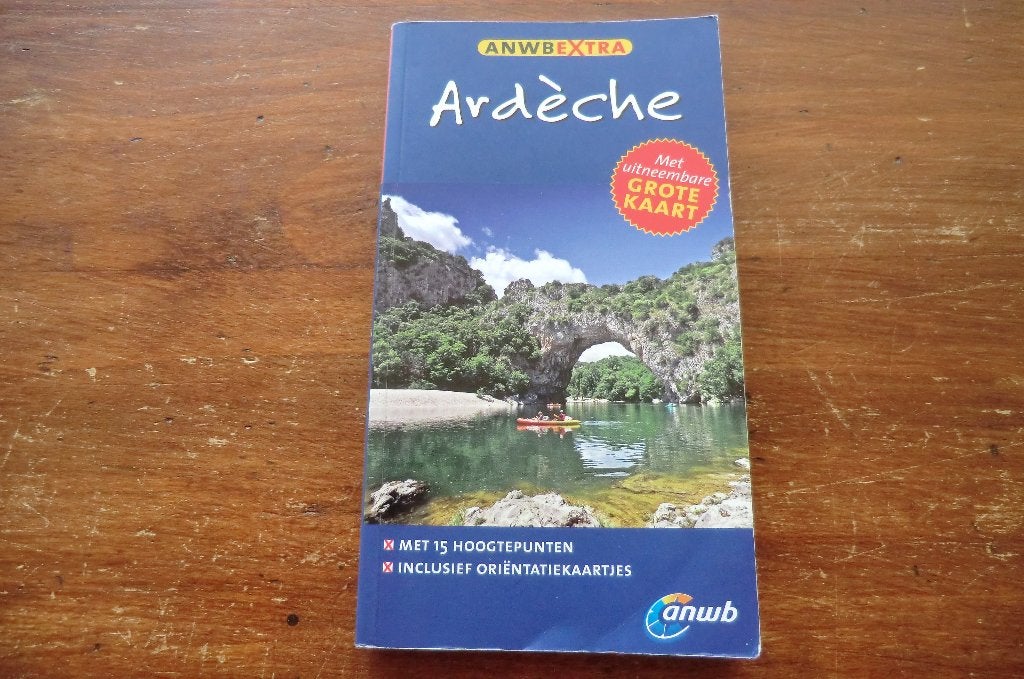 reisgids - Ardèche - anwb extra (2012) / Pont d'Arc, Privas, Gelezen, Europa, Ophalen of Verzenden, Reisgids of -boek