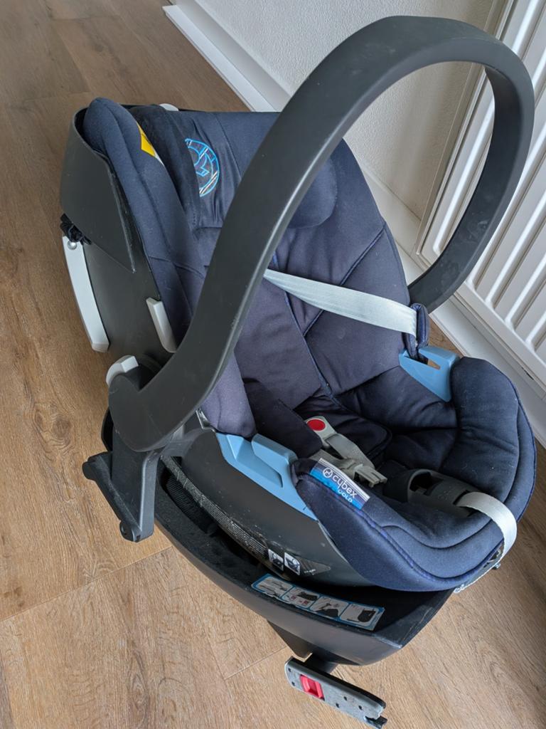 Cybex autostoel Gold met Isofix base, Gebruikt, Isofix, 0 t/m 13 kg, Ophalen