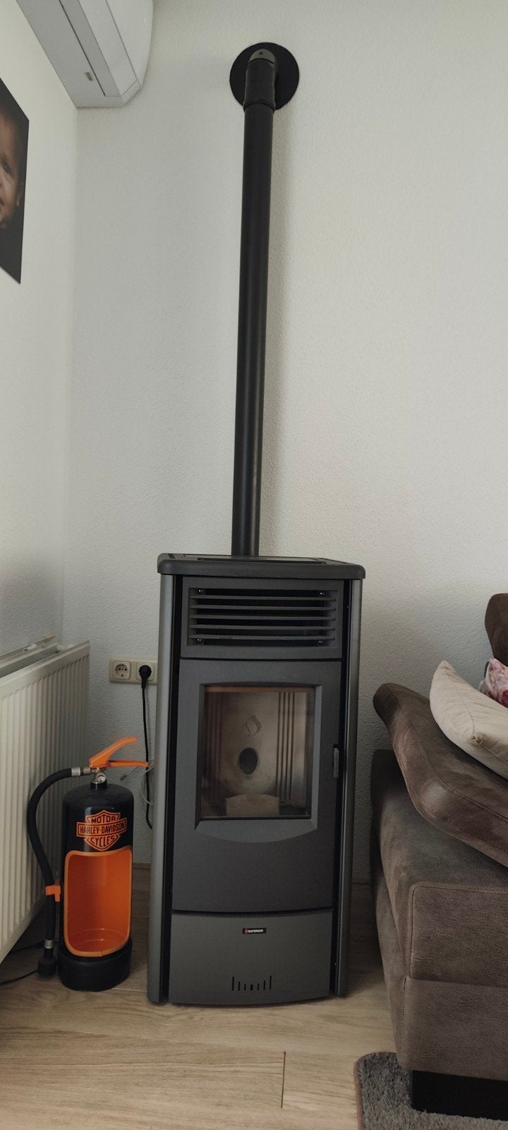 Pelletkachel, Huis en Inrichting, Kachels, Ophalen, Gebruikt, Overige brandstoffen, Pelletkachel