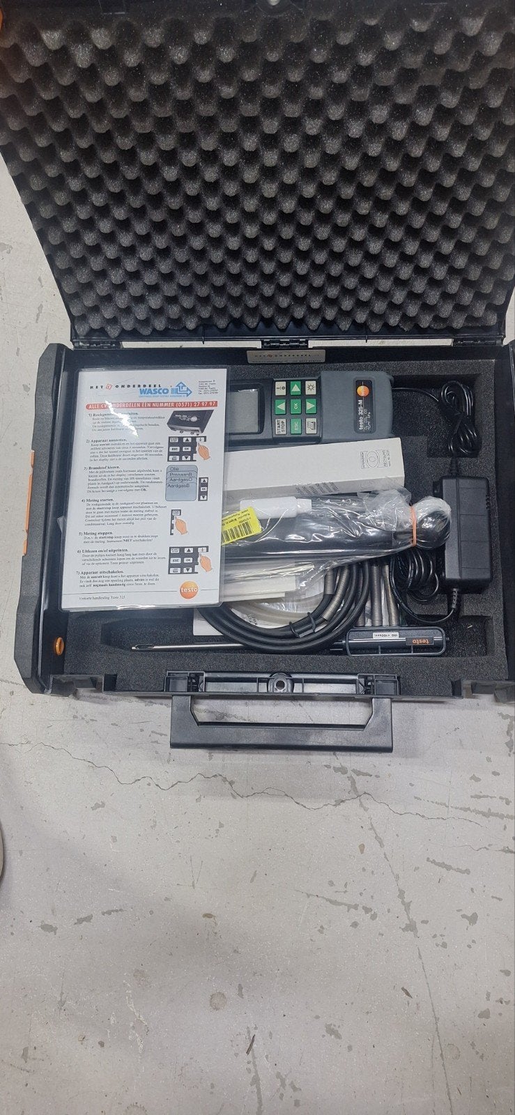 Testo 325-M Rookgasanalysemeter in koffer, Ophalen of Verzenden, Gebruikt, Overige meters