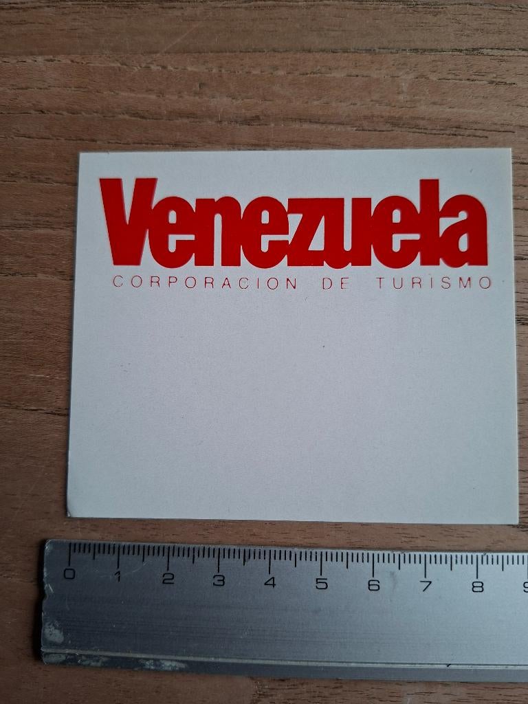 Sticker Venezuela, Verzamelen, Verzenden, Zo goed als nieuw, Overige typen