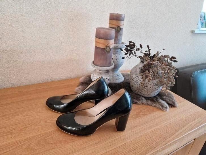 Cinque zwarte Lak leren pumps maat 38, Pumps, Zwart, Ophalen of Verzenden, Zo goed als nieuw