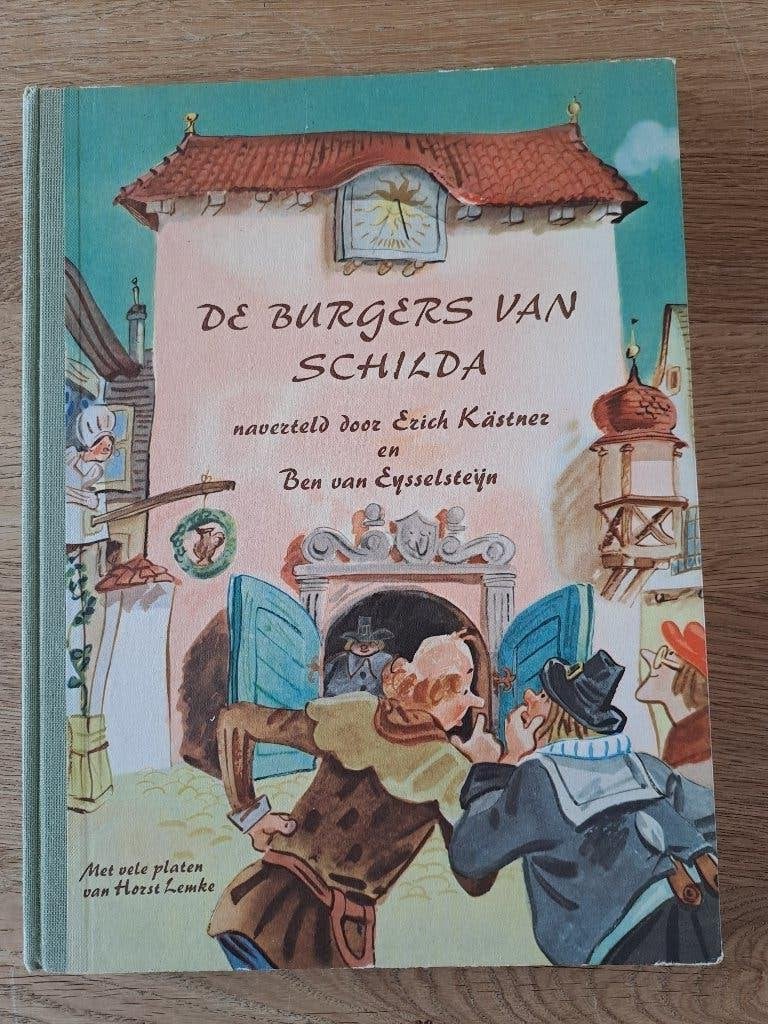 DE BURGERS VAN SCHILDA. ERICH KÄSTNER. HORST LEMKE., Boeken, Ophalen of Verzenden, Gelezen, Ehrich Kästner, Fictie
