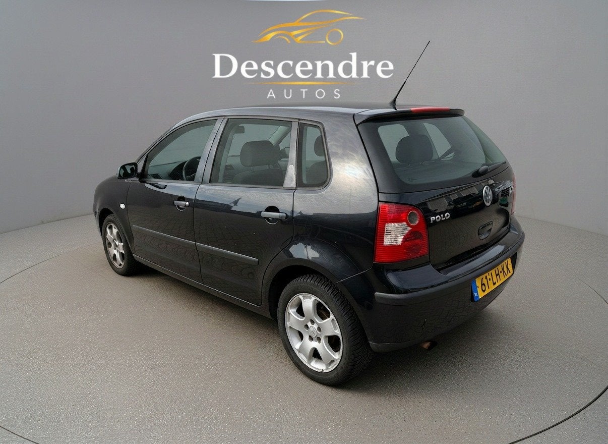 Volkswagen Polo 1.2-12V 5 drs (bj 2003), Auto's, Volkswagen, 1198 cc, Zwart, Origineel Nederlands, Bedrijf