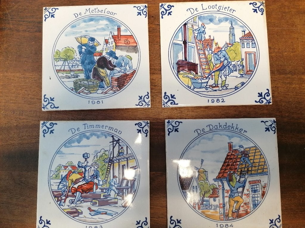 Tegels oude beroepen, Antiek en Kunst, Ophalen of Verzenden