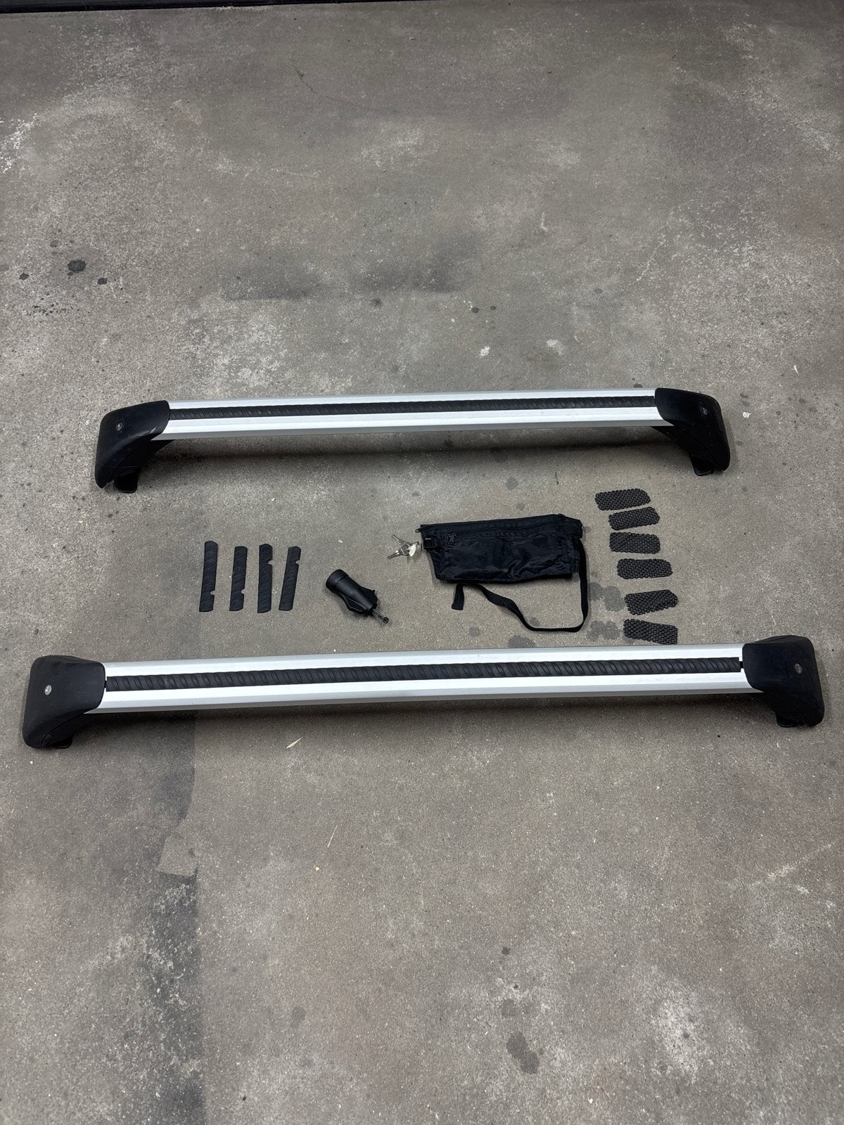 Originele Volvo dakdragers, Auto diversen, Dakdragers, Ophalen, Zo goed als nieuw