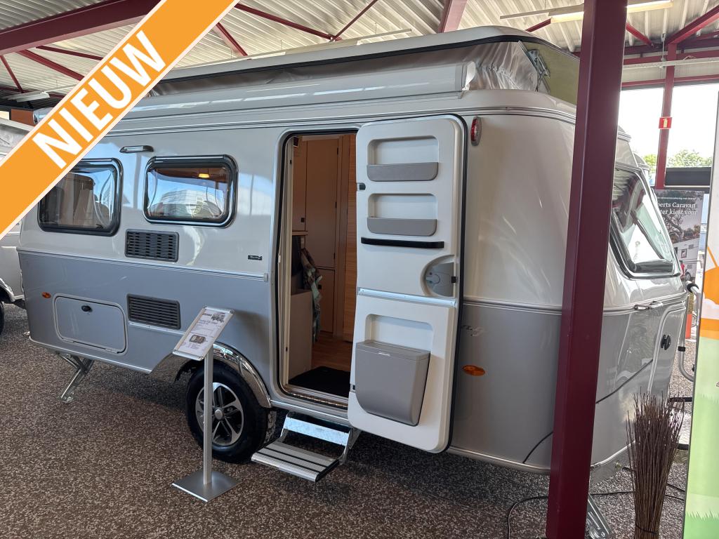 Eriba Touring 530 Urban 2025 Memphis Luifel, Caravans en Kamperen, Caravans, Standaardzit, Bedrijf, 4 tot 5 meter, Eriba