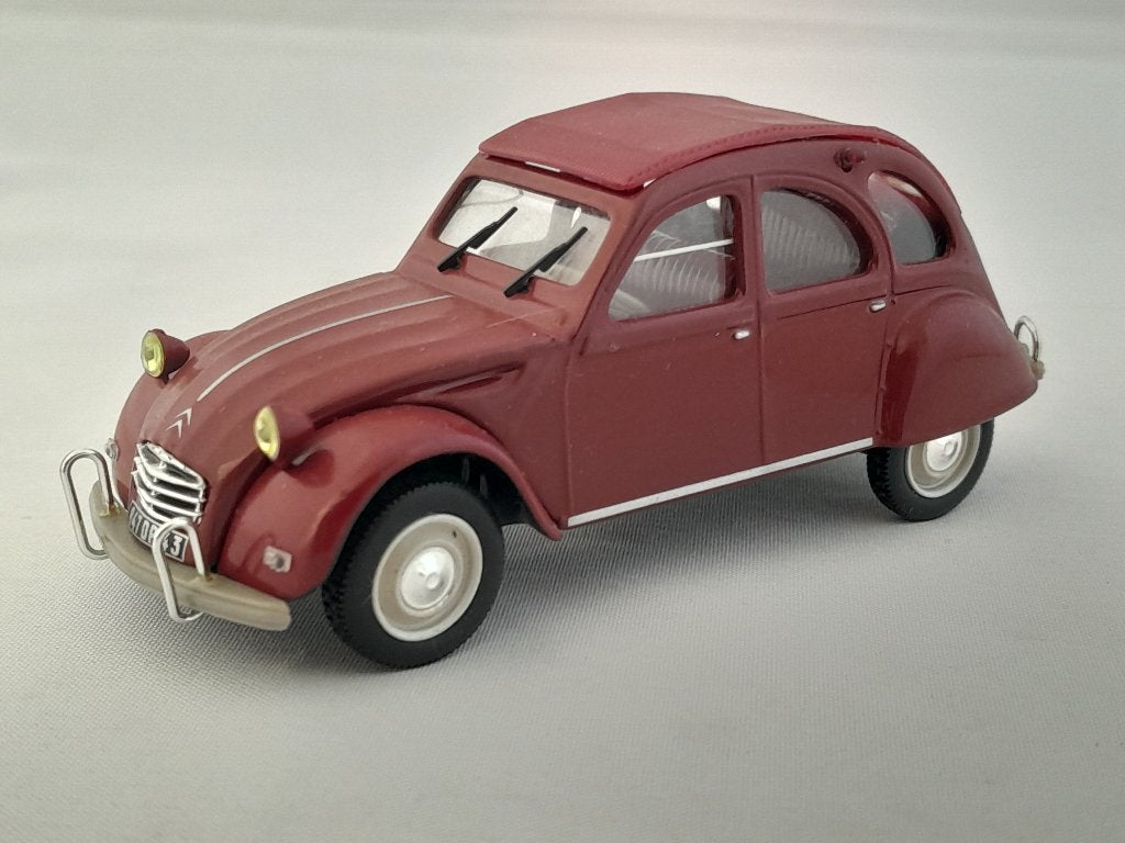Citroën 2CV export, 1:43 van Norev, Ophalen of Verzenden, Zo goed als nieuw, Auto, Norev