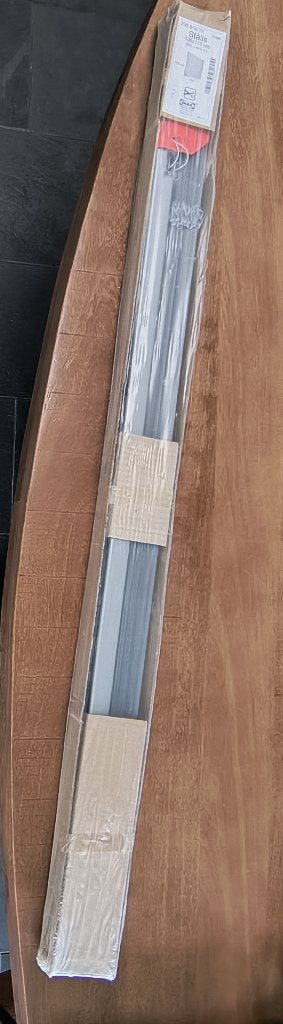 Jaloezie IKEA Stalis grijs 100 cm breed 175 cm hoog (3x), Huis en Inrichting, Stoffering | Gordijnen en Lamellen, Ophalen, Jaloezie