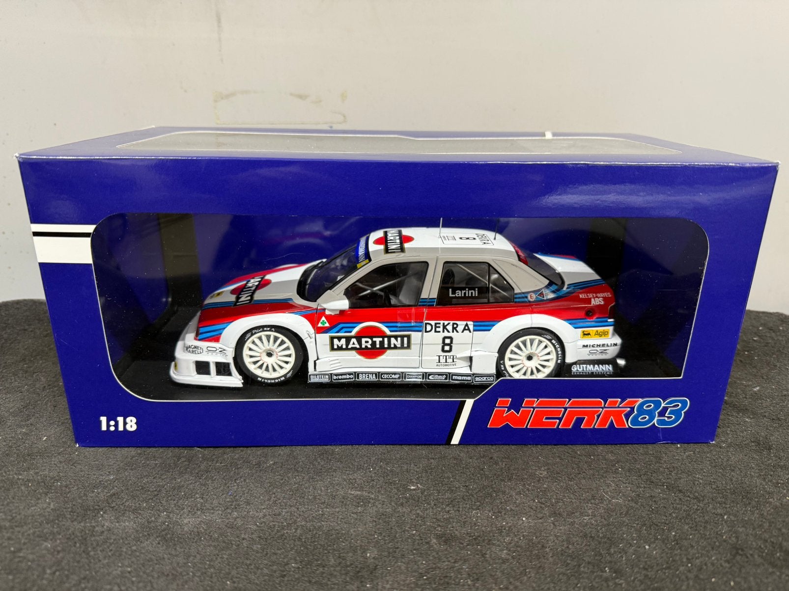 1:18 Werk83 Alfa Romeo 155 V6 TI DTM /ITC 1995 Larini, Ophalen of Verzenden, Nieuw, Auto, Overige merken