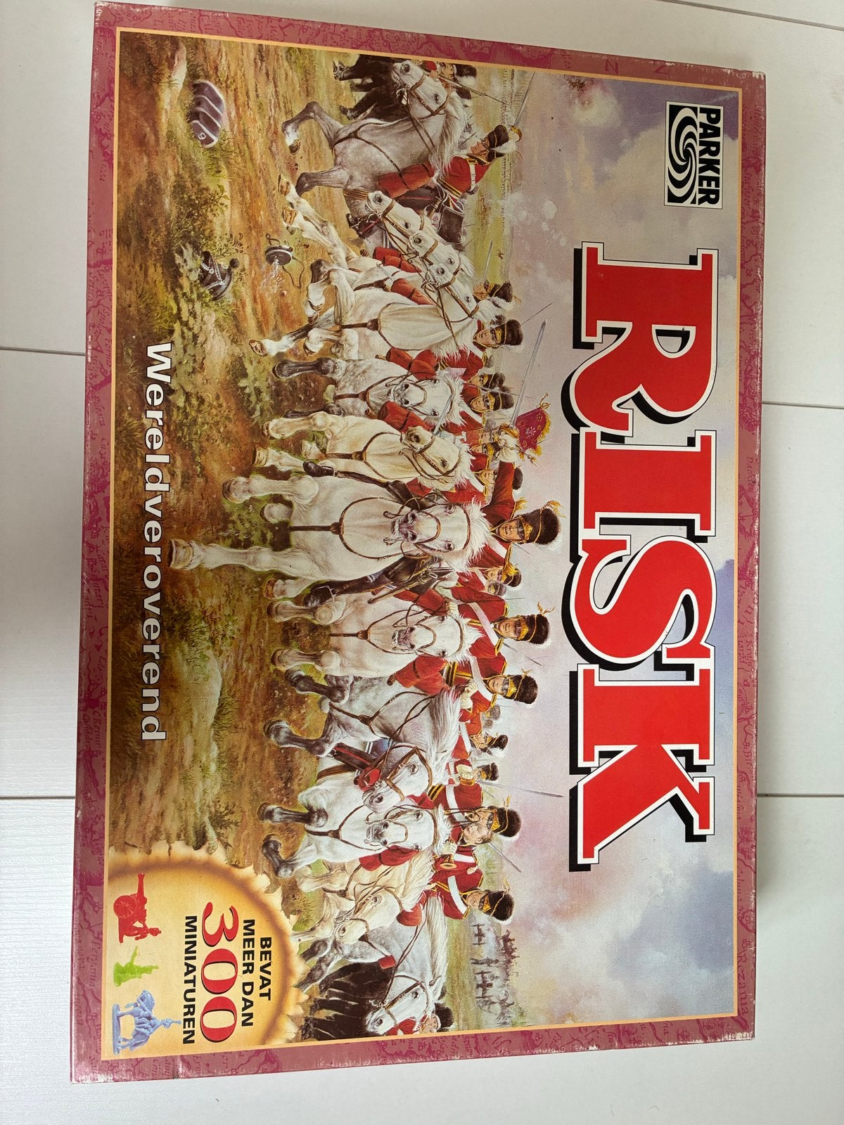 Risk bordspel - Wereldveroverend strategiespel, Drie of vier spelers, Ophalen of Verzenden, Gebruikt