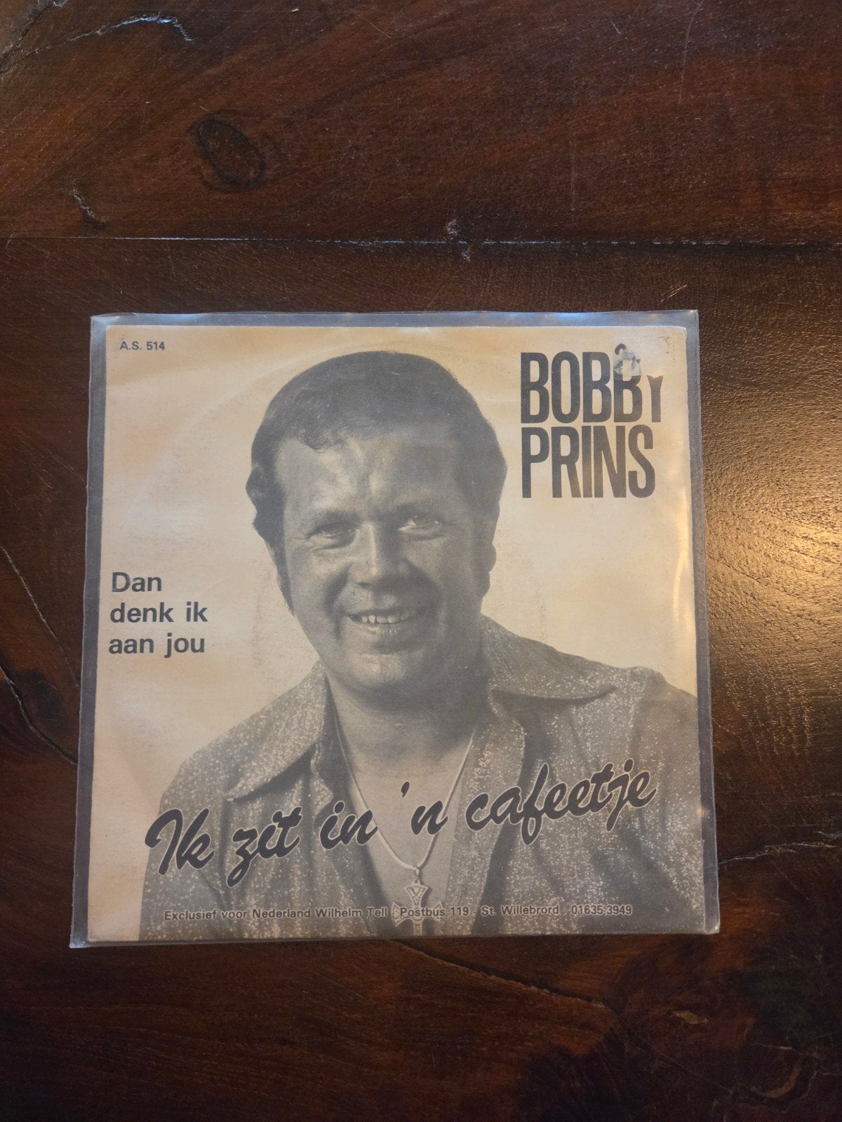 Bobby Prins - ik zit n cafeetje, Ophalen of Verzenden