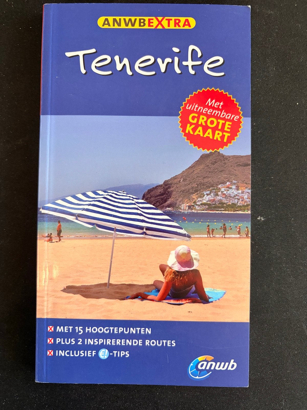 ANWB Extra Tenerife Reisgids met uitneembare kaart, Europa, Ophalen of Verzenden, Zo goed als nieuw, Reisgids of -boek