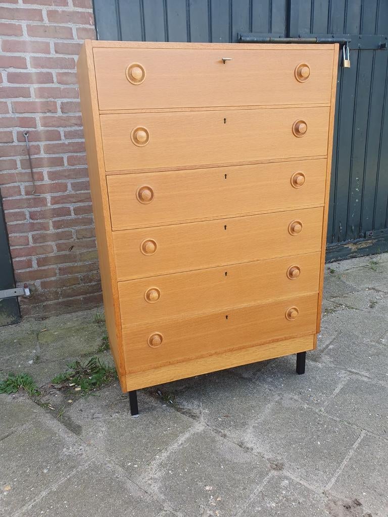 Vintage ladenkast., Huis en Inrichting, Kasten | Ladekasten, Ophalen, Gebruikt, 5 laden of meer, Sixties