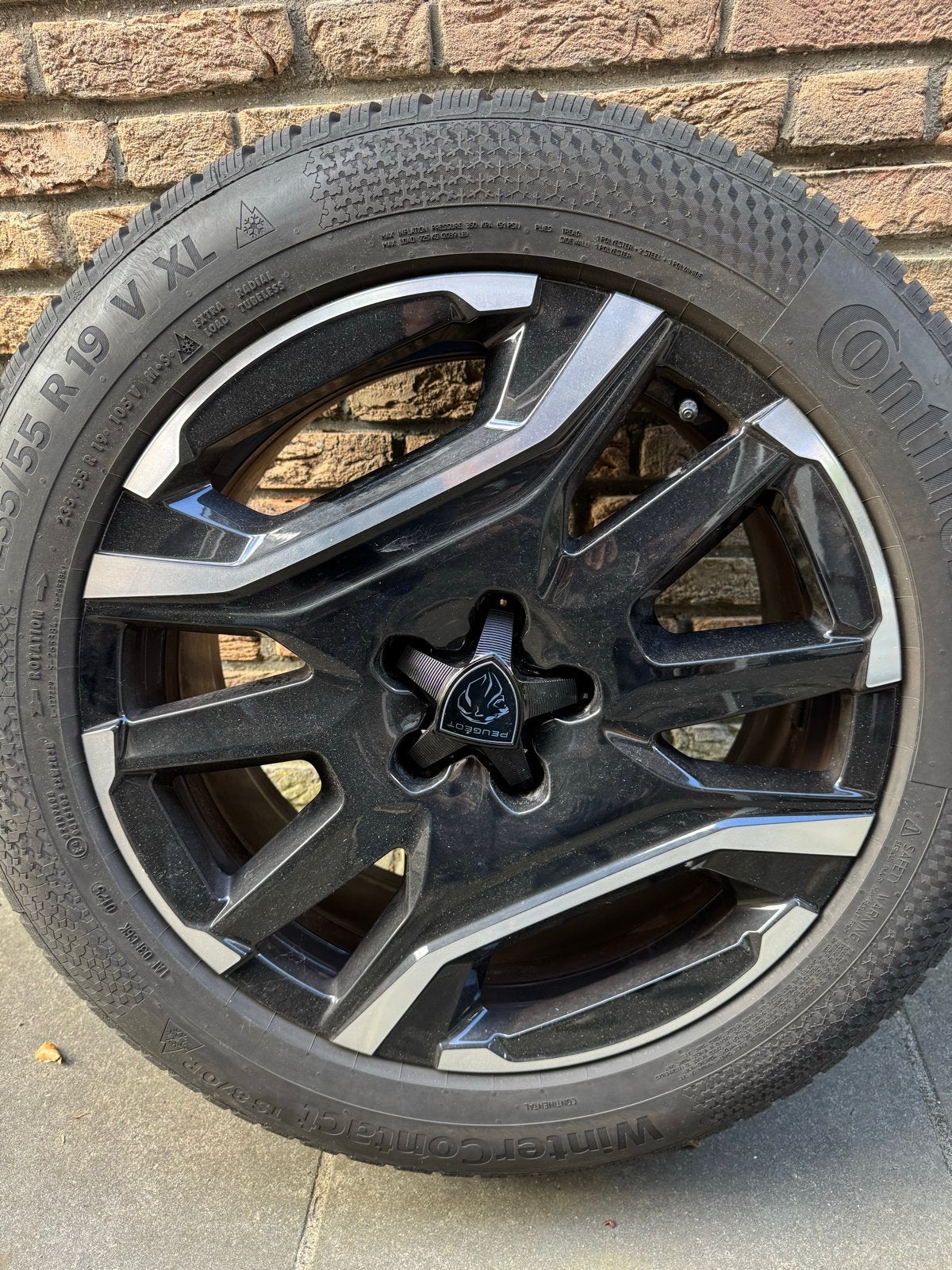 winterband met velgen  Peugeot /opel nieuw, 19 inch, Gebruikt, Banden en Velgen, 235 mm
