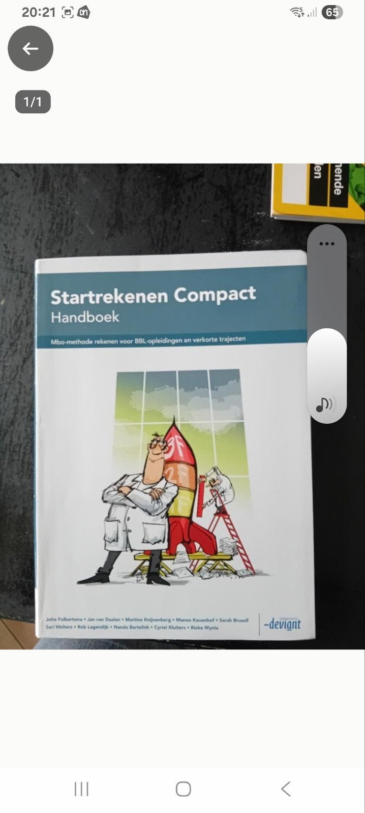 Startrekenen Compact Handboek MBO, Overige vakken, Nieuw, Ophalen of Verzenden, Jelte Folkertsma, Jan van Daalen, Martine Knijnenberg e.a.
