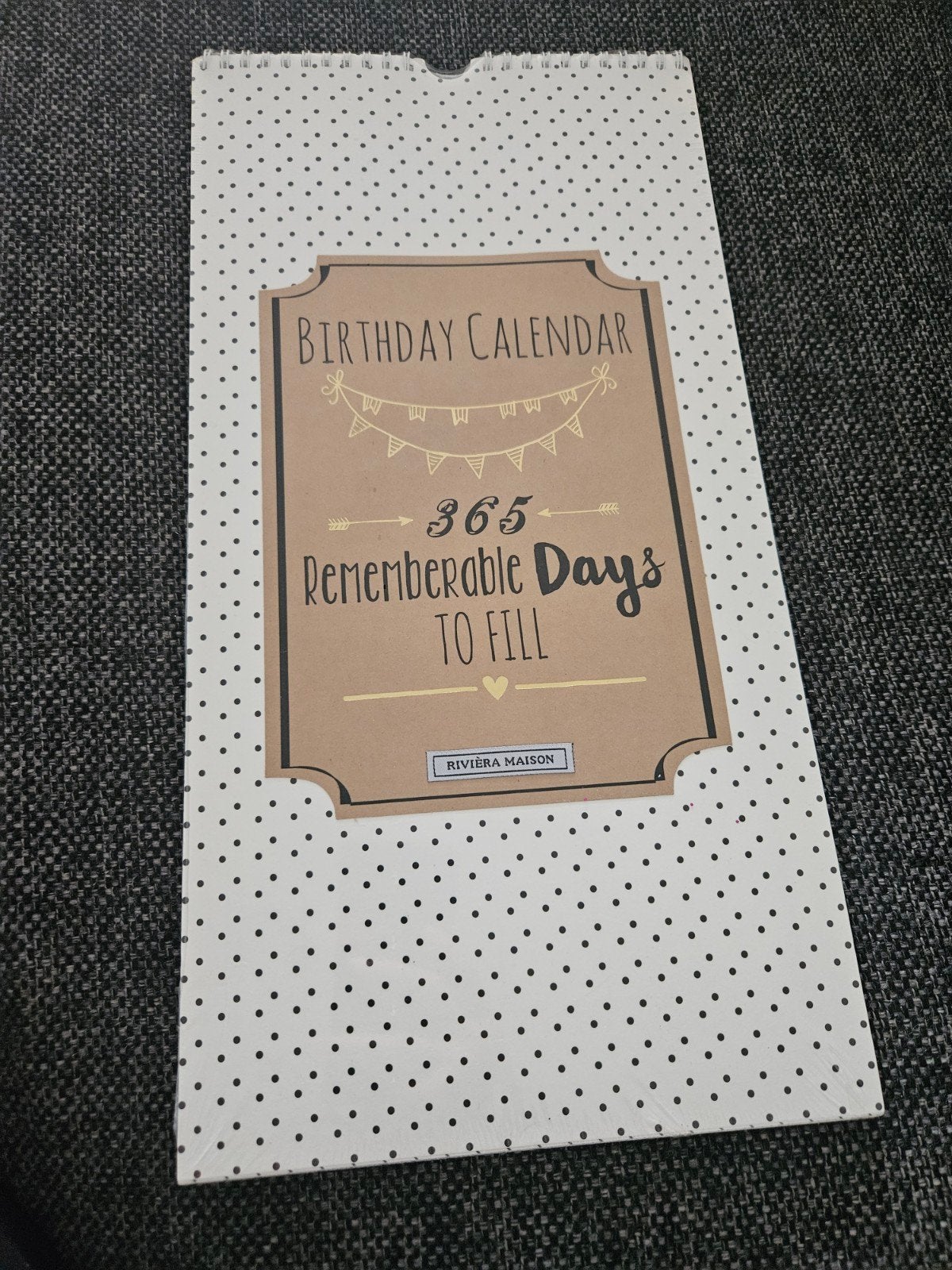 Rivièra Maison verjaardagskalender, Diversen, Ophalen of Verzenden, Maandkalender, Nieuw