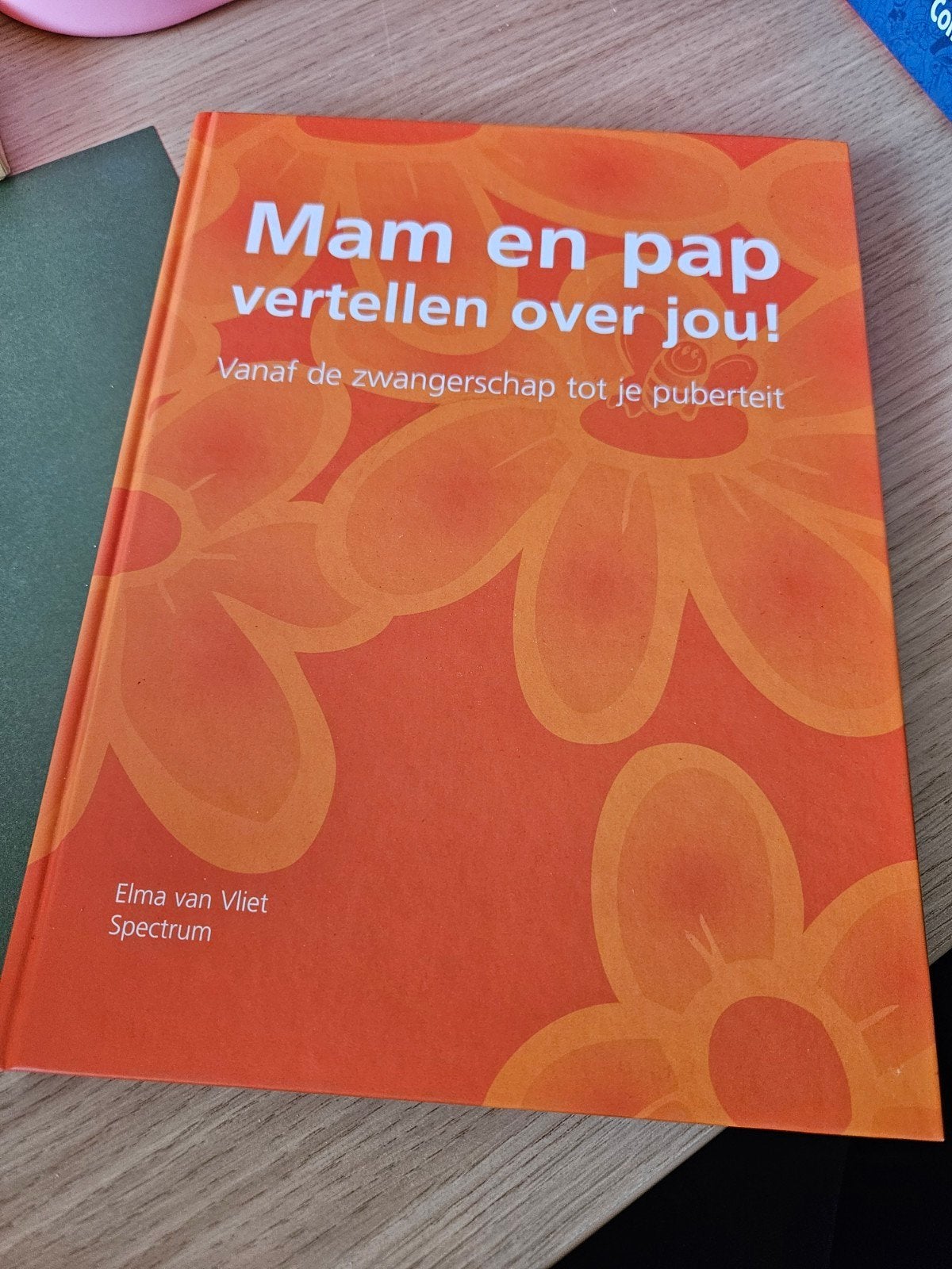 Mam en pap vertellen over jou! Elma van Vliet, Boeken, Ophalen of Verzenden, Zo goed als nieuw, Zwangerschap en Bevalling, Elma van Vliet