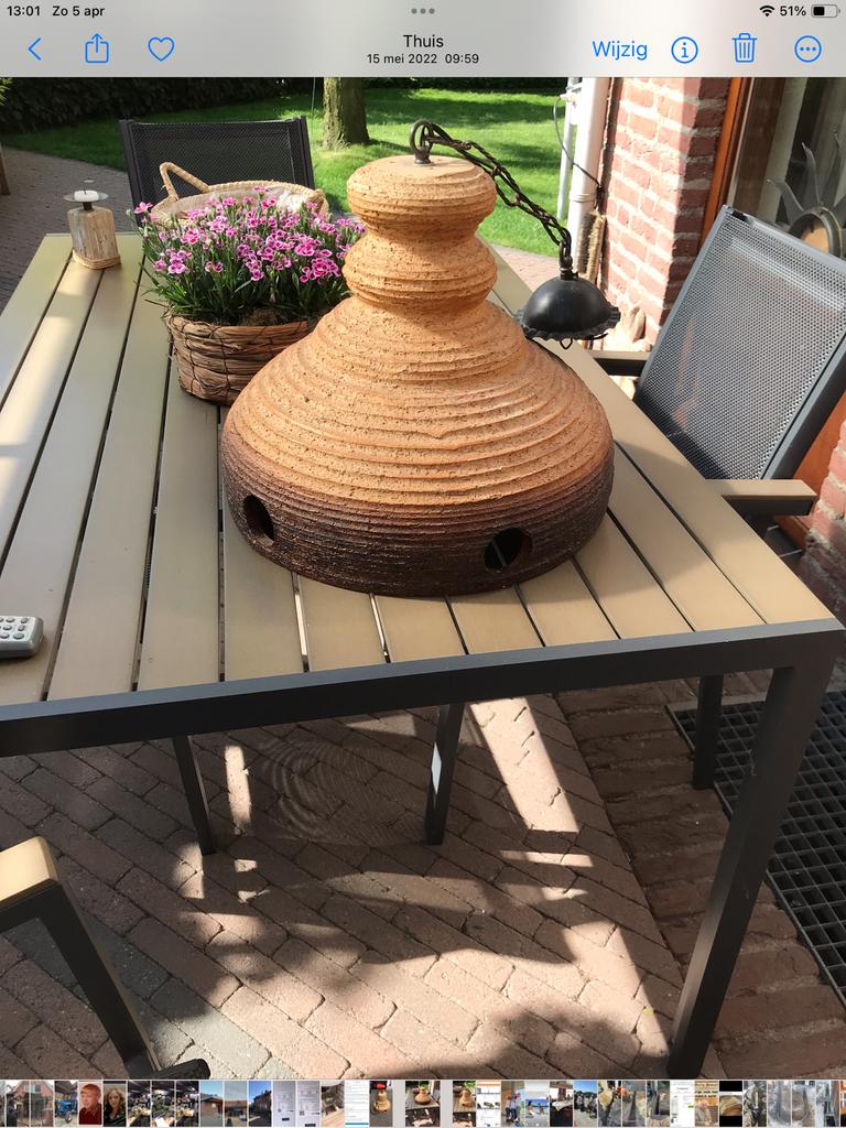 Te koop 2 hanglampen, Ophalen, Zo goed als nieuw, Minder dan 50 cm