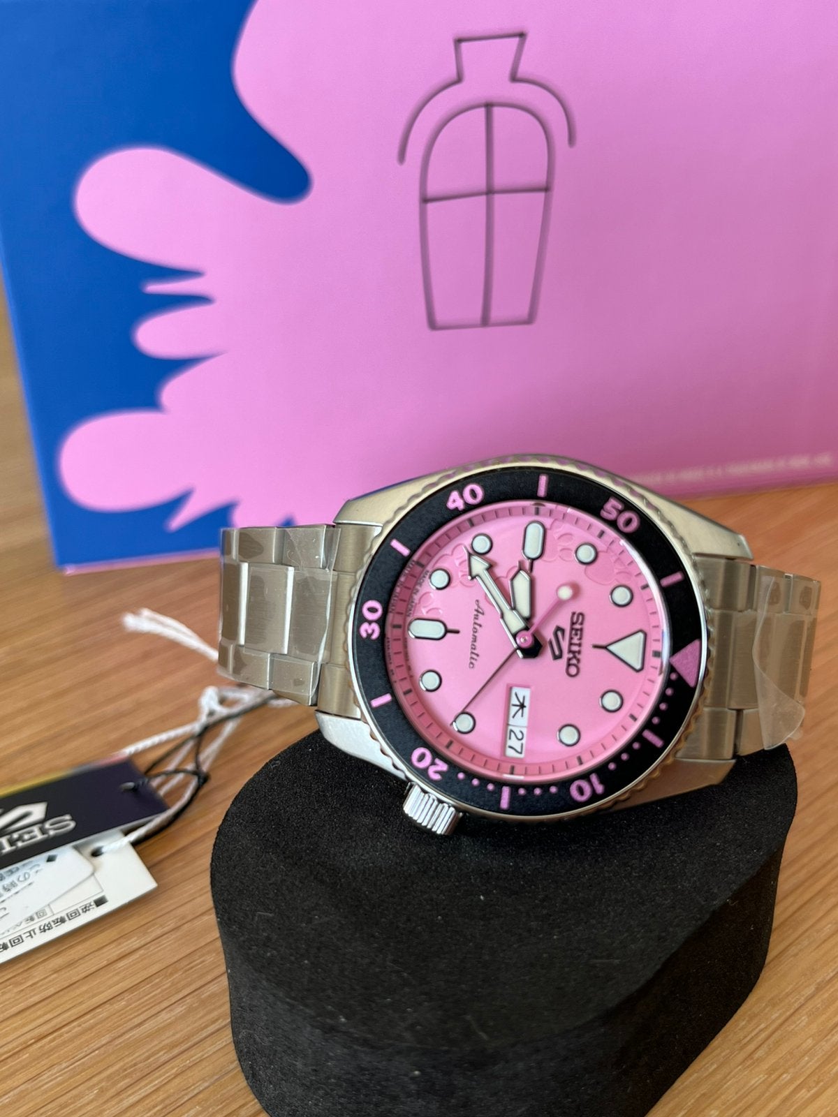 Seiko Pink Panther Limited Edition (nr. 155) NIEUW, Sieraden, Tassen en Uiterlijk, Horloges | Heren, Ophalen of Verzenden, Nieuw