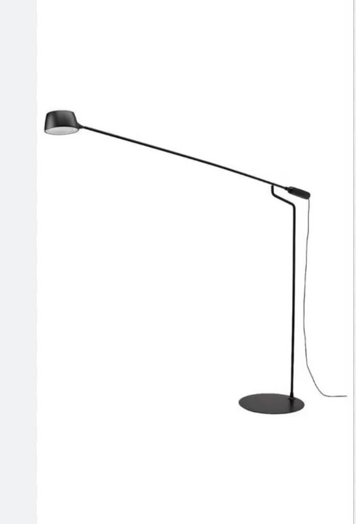 Zwarte dimbare LED lamp, Ophalen, Gebruikt, Metaal, 150 tot 200 cm