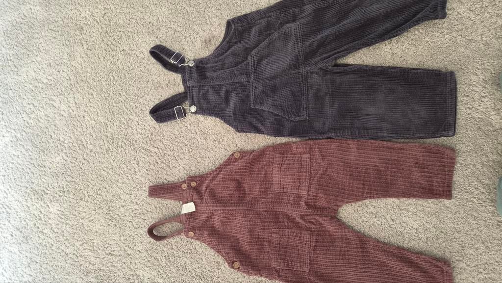 Salopette maat 86 en 92 Zara H&M, Broek, Gebruikt, Jongen of Meisje, Ophalen of Verzenden