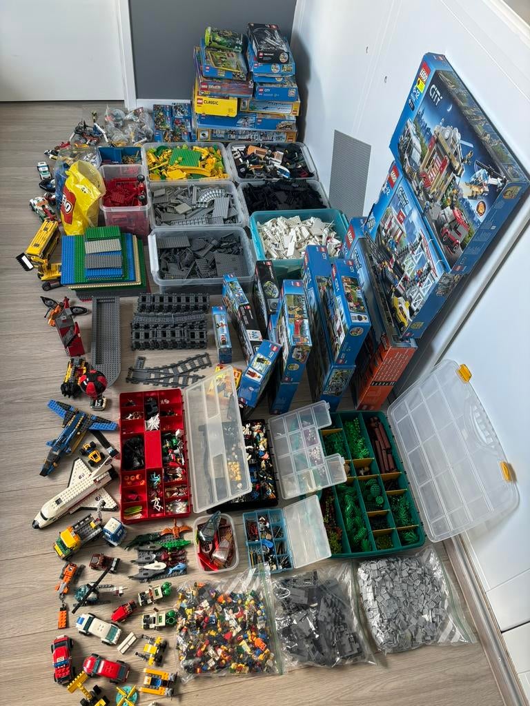 Grote Lego collectie, losse stenen,minifiguren, sets en meer, Ophalen, Gebruikt, Lego, Overige typen