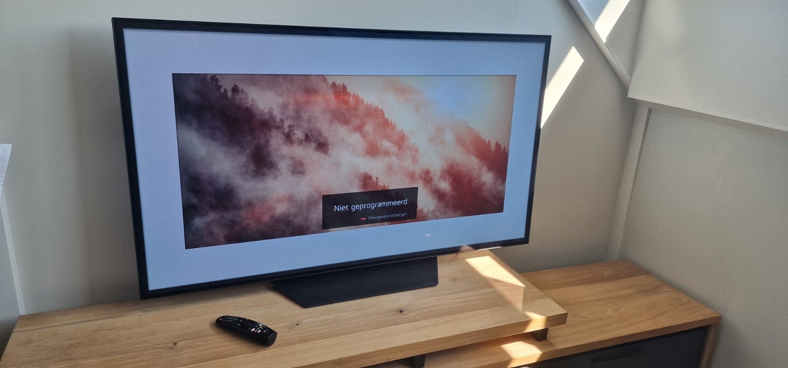 LG OLED TV - Ultra plat. (Streep op scherm), Audio, Tv en Foto, Televisies, Ophalen, Gebruikt, 100 cm of meer, 4k (UHD)