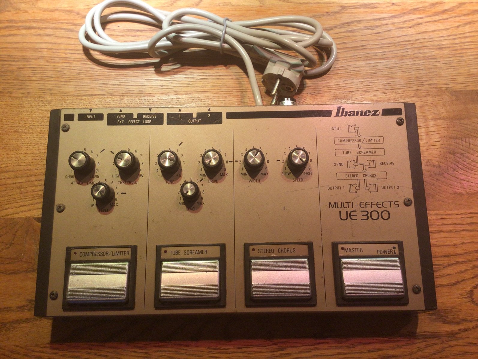 T.K. IBANEZ UE 300 effect pedal, Ophalen of Verzenden, Gebruikt