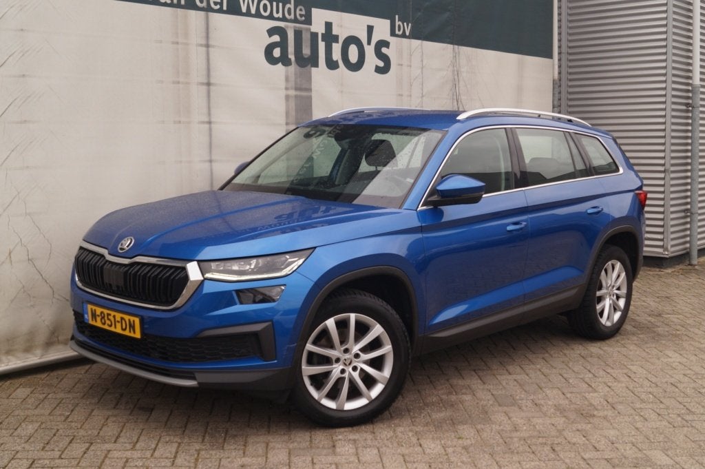 Skoda Kodiaq 1.5 TSI 150pk Business Edition 5-persoons -NW.M, Auto's, Skoda, Euro 6, 4 cilinders, 150 pk, Blauw