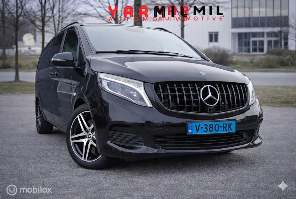 Mercedes V-klasse 250d Extra Lang Avantgarde Taxi-Ready, Auto's, Mercedes-Benz, Automaat, Gebruikt, 2500 kg, Zwart