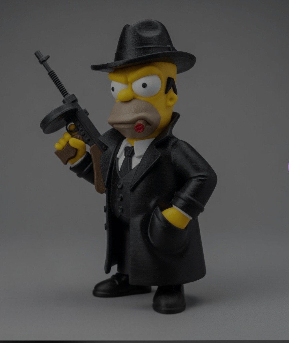 Homer Simpson Peaky Blinders Figuur - Uniek Verzamelobject, Ophalen of Verzenden, Nieuw