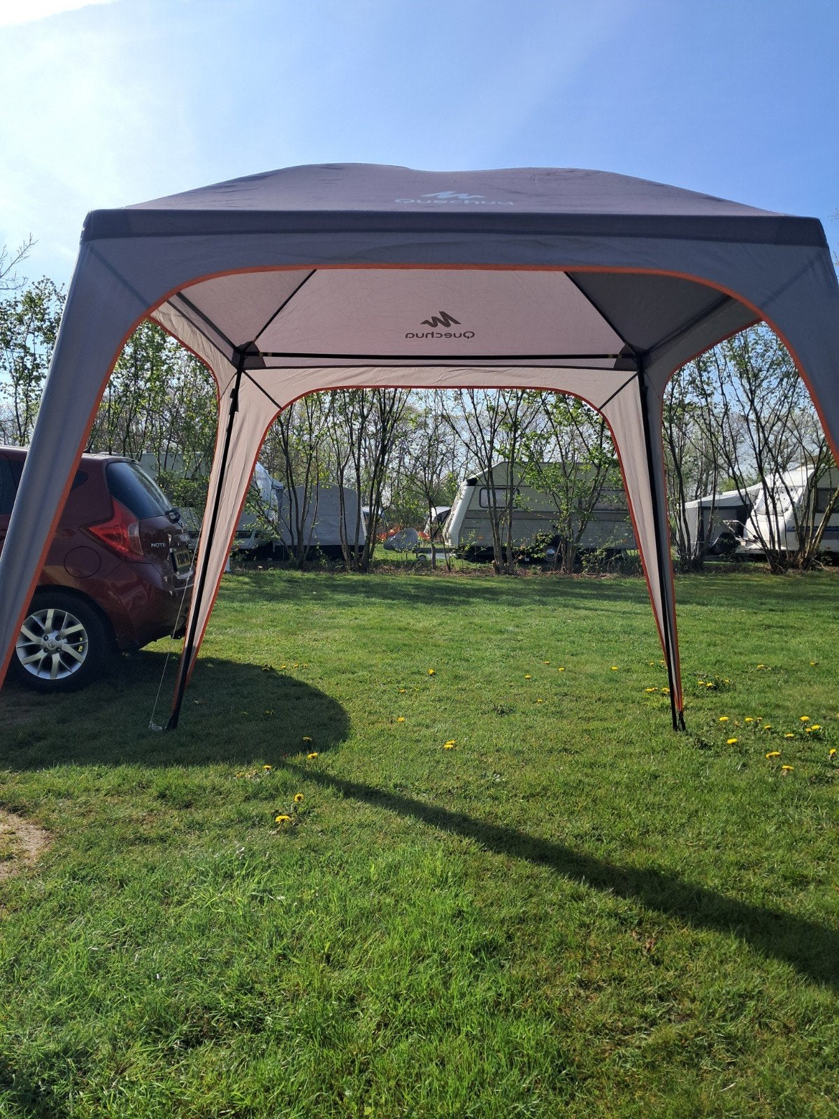 Quechua Fresh & Black Partytent 250x250cm, Ophalen, Zo goed als nieuw, Tot en met 2