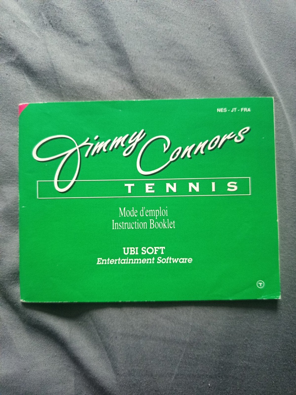 Jimmy Conners Tennis nes handleiding, Spelcomputers en Games, Games | Nintendo NES, Gebruikt, Verzenden, 1 speler, Vanaf 3 jaar
