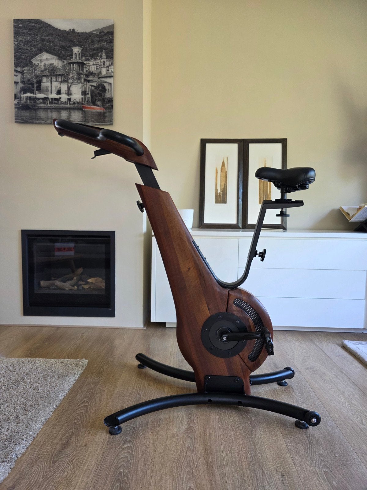Nohrd Bike design hometrainer walnoot showmodel, Verzenden, Nieuw, Hometrainer