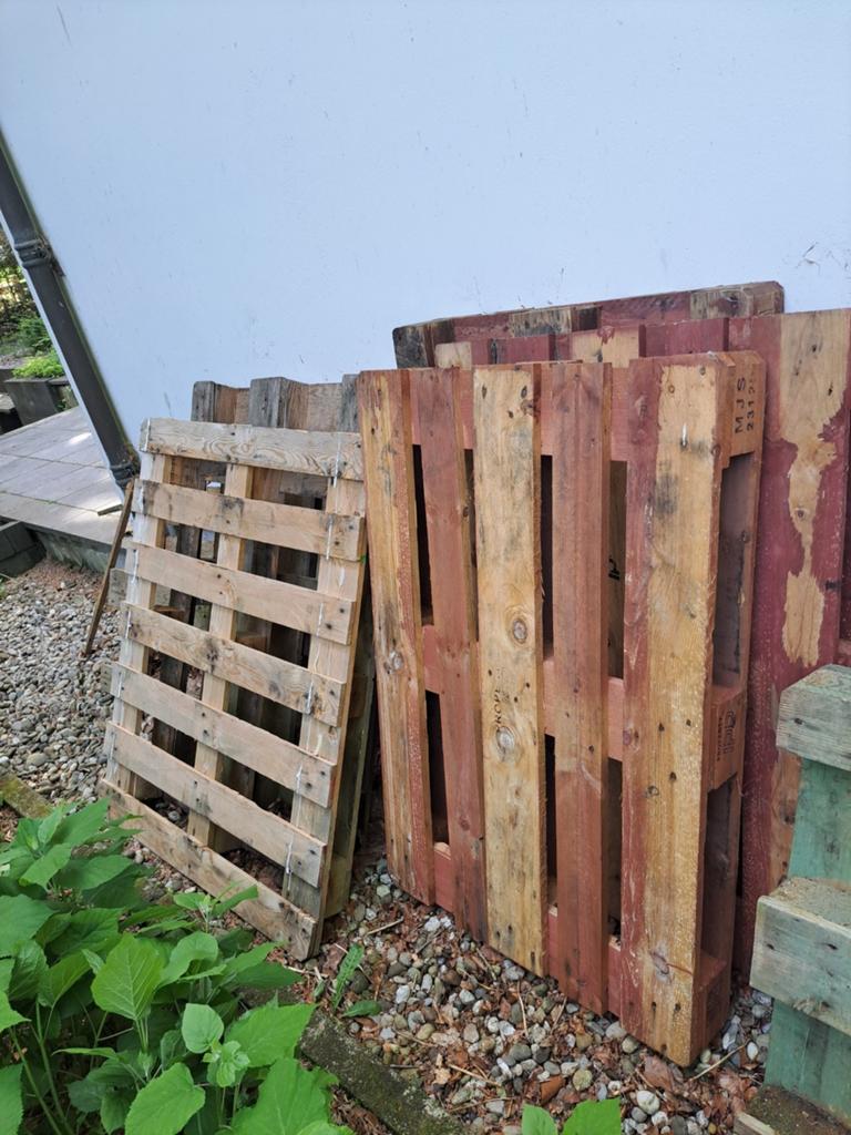 6 pallets gratis af te halen, Ophalen of Verzenden, Gebruikt