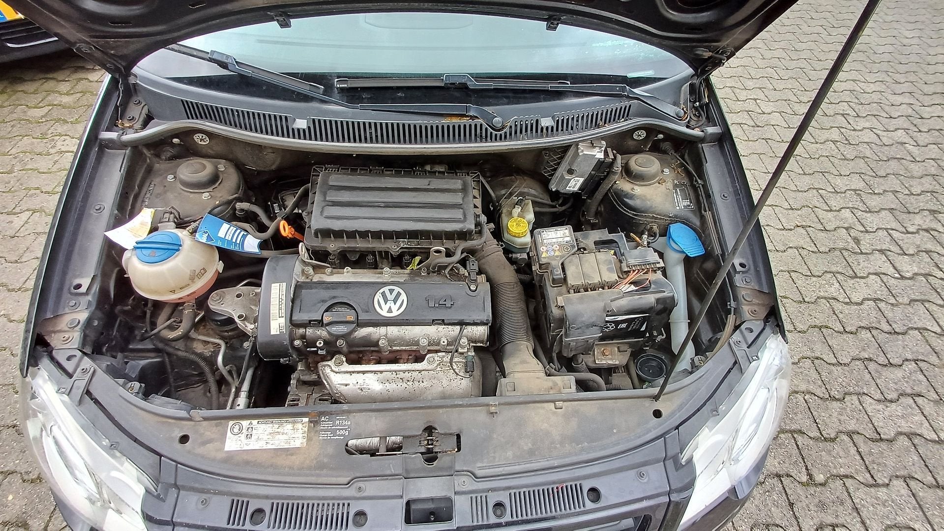 Volkswagen Polo 9N Motor Motorblok 1.4 Km. 136.000 Code BUD, Gebruikt, -, Volkswagen, -