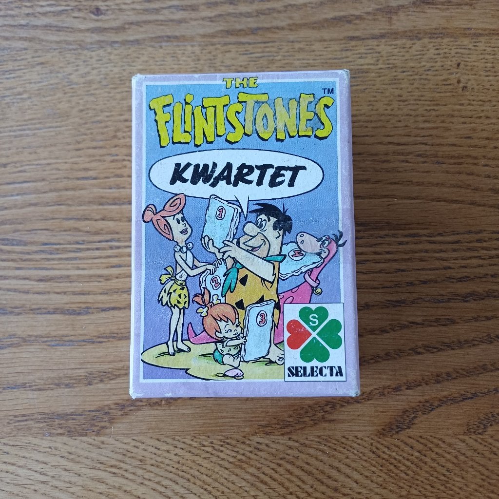 Flintstones kwartetspel, Gebruikt, Onbekend, Ophalen of Verzenden, Selecta