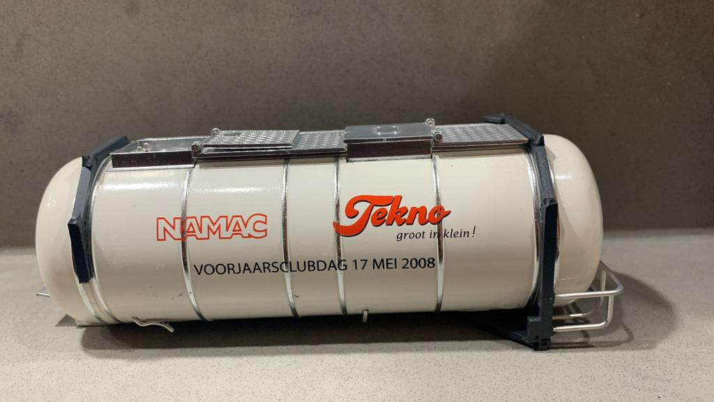 Tekno tank container, NAMAC, Hobby en Vrije tijd, Ophalen of Verzenden, Zo goed als nieuw, Bus of Vrachtwagen, Tekno