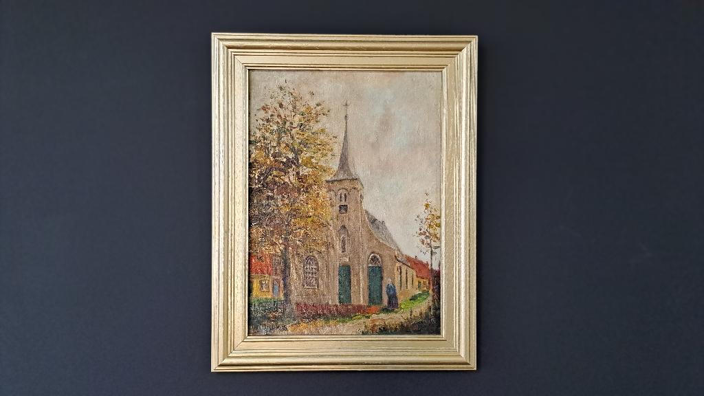 Hasseltse Kapel in Tilburg - Hendrik de Laat ?, Ophalen of Verzenden