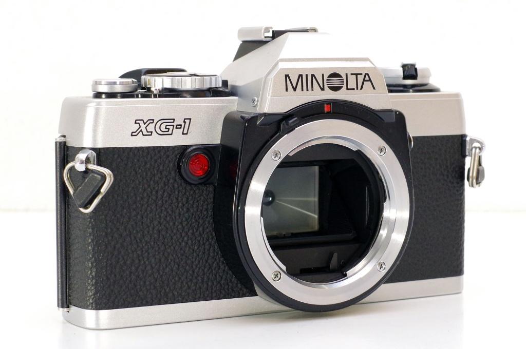 Minolta XG-1 body 35mm film MD-mount SLR + nieuwe batterijen, Audio, Tv en Foto, Fotocamera's Analoog, Zo goed als nieuw, Spiegelreflex