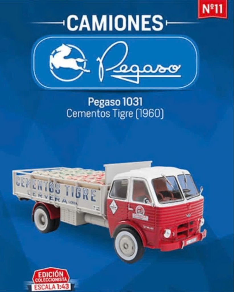 Pegaso 1031 1969 Cementvervoer 1/43 IXO spaanse serie # 11, Verzenden, Nieuw, Bus of Vrachtwagen, Overige merken