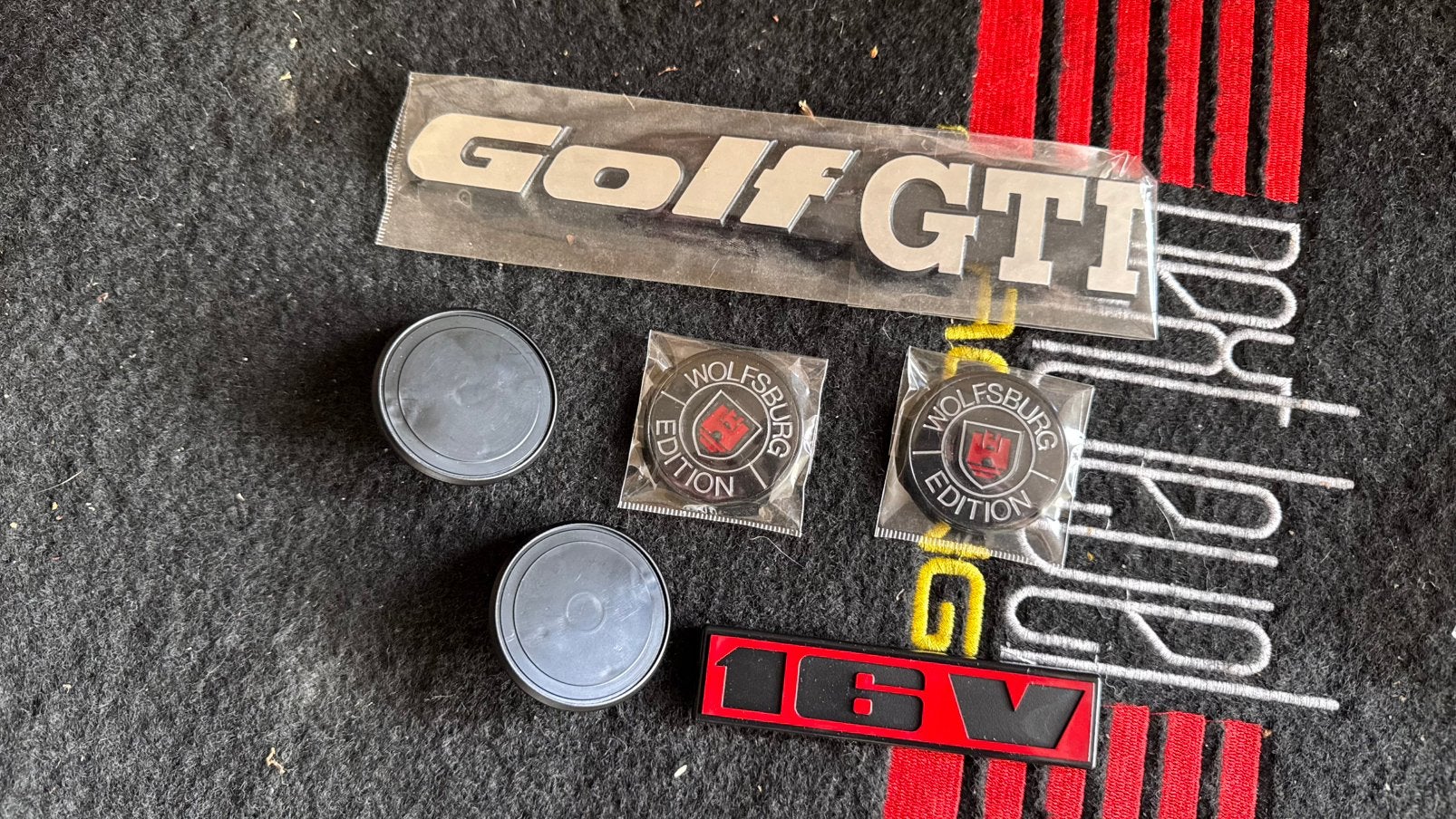 Golf 2 emblemen GTI / G60 / 16V / Wolfsburg, Ophalen of Verzenden, Nieuw