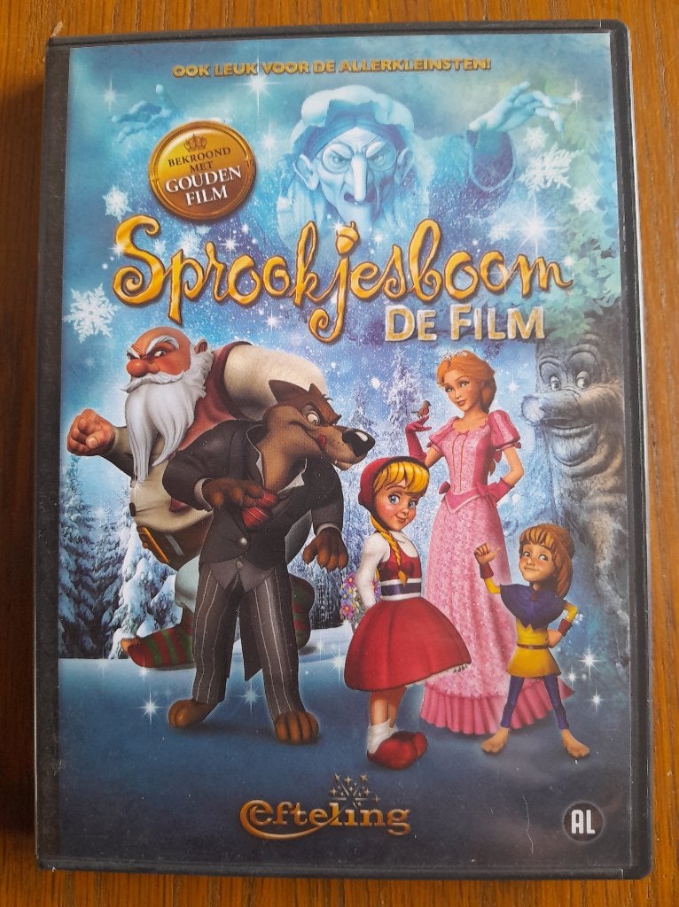 Efteling Sprookjesboom de film dvd, Alle leeftijden, Ophalen of Verzenden, Gebruikt