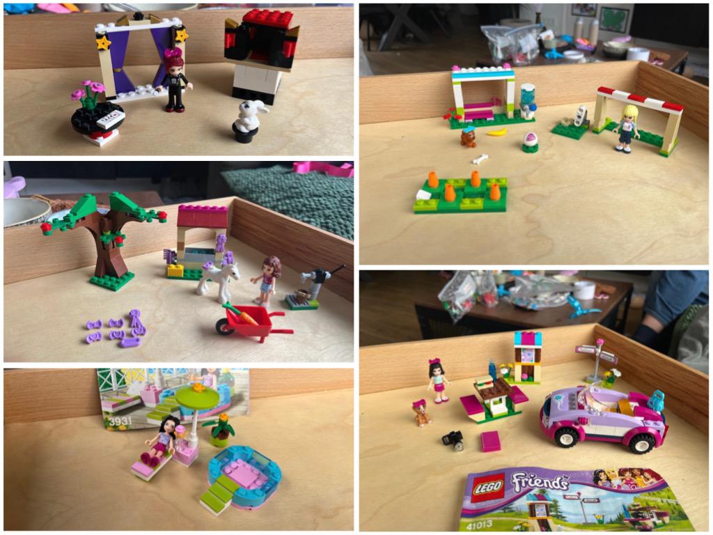 5 setjes lego friends, Ophalen of Verzenden, Gebruikt