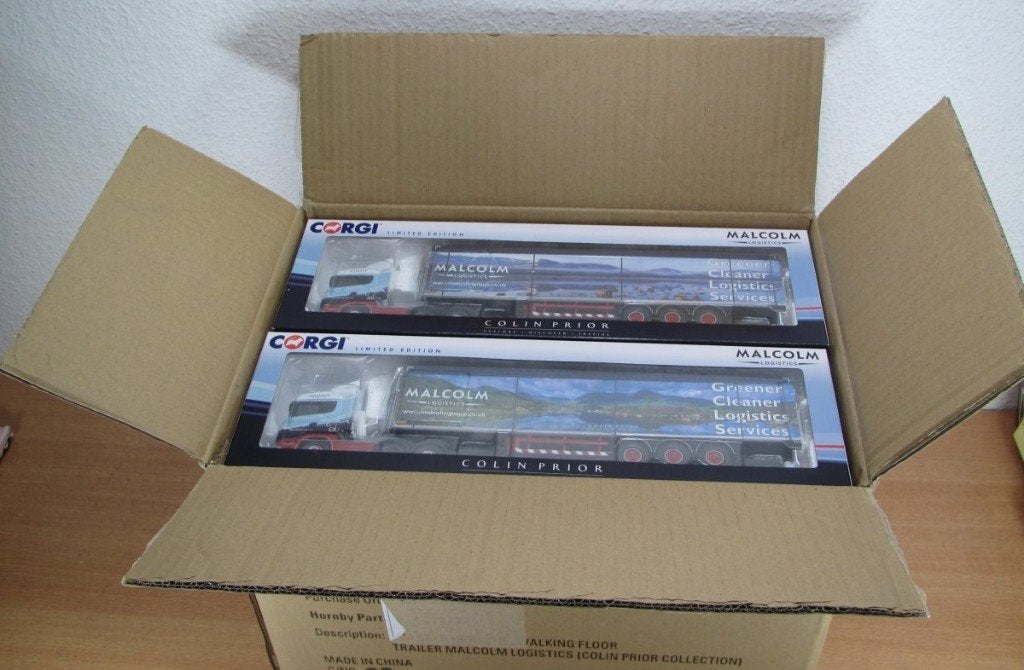 Corgi CC13799 8 pcs Scania Malcolm Logistic Colin Prior Coll, Ophalen, Nieuw, Bus of Vrachtwagen, Corgi