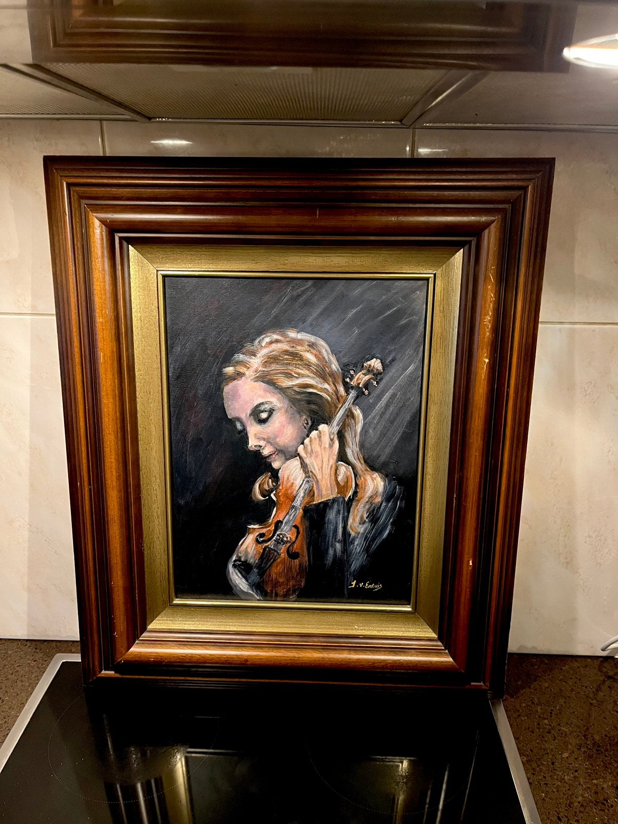 Olieverf portret schilderij, klassiek, Ophalen of Verzenden