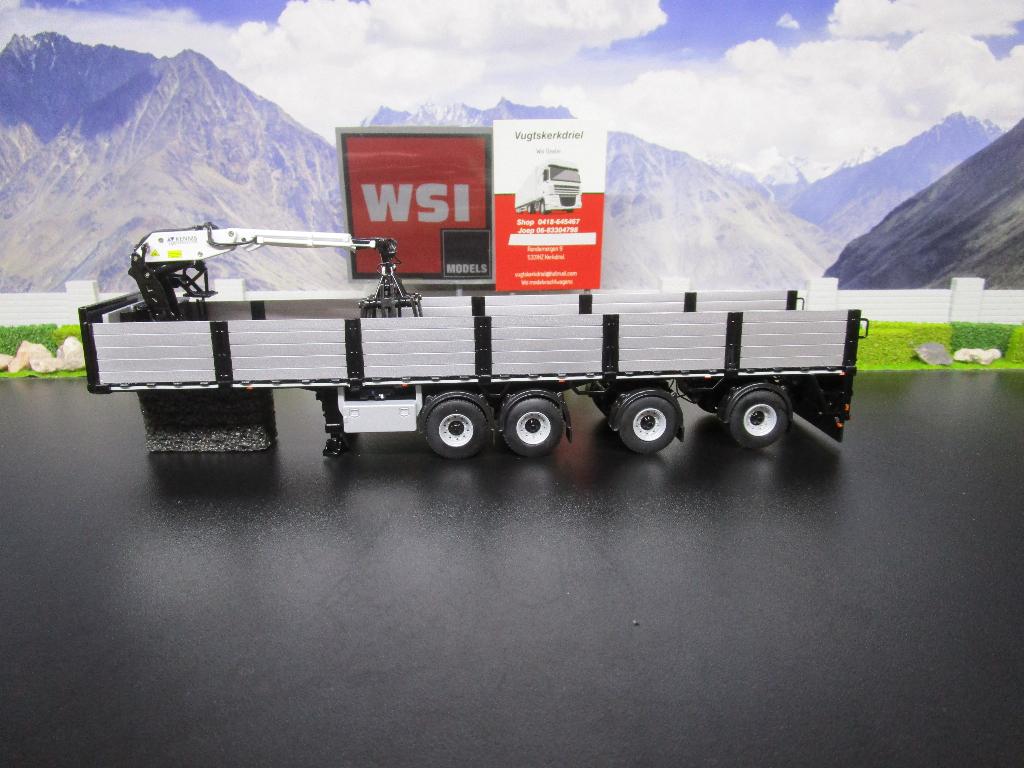 Wsi Premium Line 04-2088 , Steen Oplegger 4as, Hobby en Vrije tijd, Modelauto's | 1:50, Ophalen, Nieuw, Bus of Vrachtwagen, Wsi