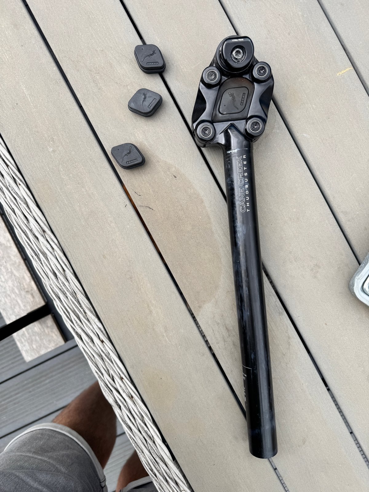 Cane Creek Thudbuster ST Zadelpen - Verende Zadelpen, Ophalen, Gebruikt, Overige typen, Aluminium
